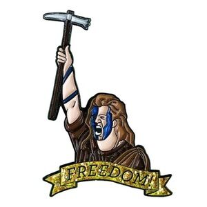 Braveheart 1995 War/Action Movie, William Wallace Enamel Pin